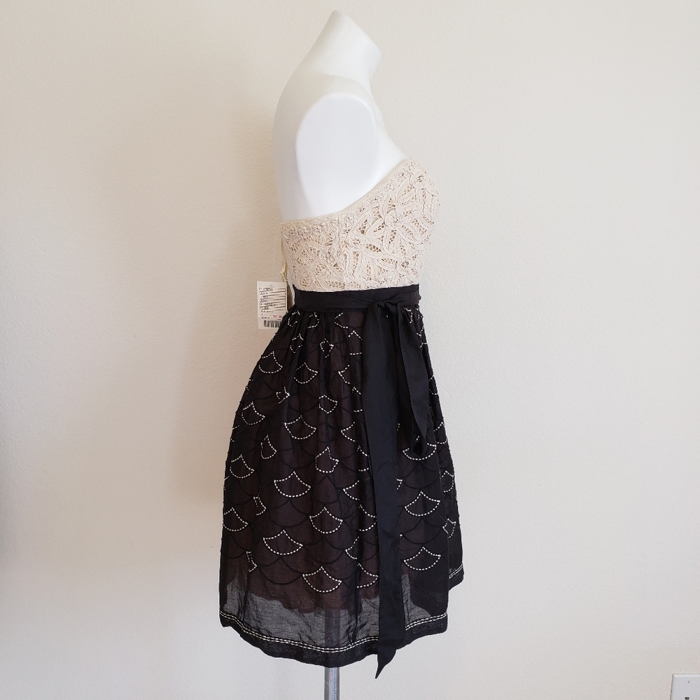 Anthro Meadow Rue Battenberg & Organdy Dress - Picture 2 of 7